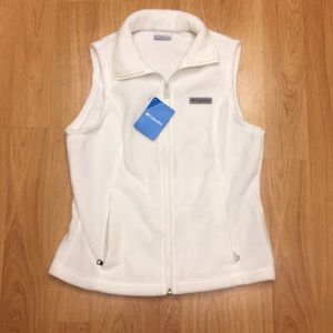 white columbia vest